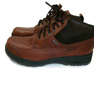 Abeo 24/7 Dri Walk Mens Ridley Leather Boots Slip Resistant Comfy Size 9.5 M